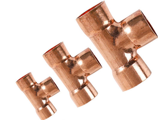 9000lb Forged Seamless Copper Pipe Equal Fittings Forged Under Casting Technique CE Certified
