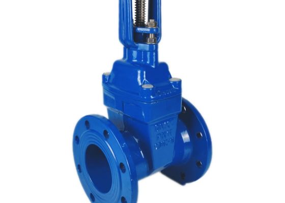 High Temperature 8'' Bi Directional Knife Gate Valve Rubber Sleeves PN10